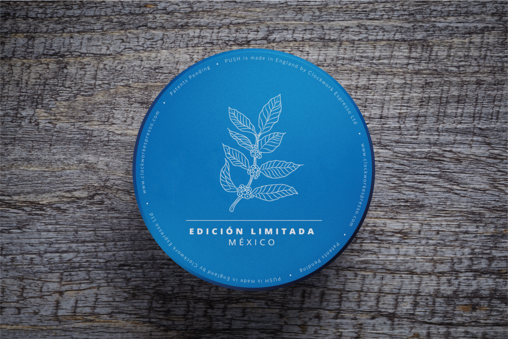 Coffee tamper blue with customisation