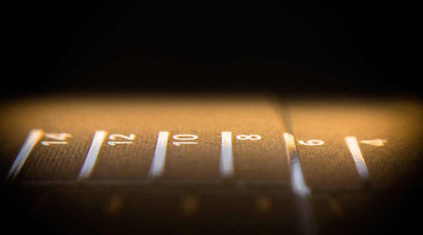 PUSH Calibrated Coffee Tamper Scale Markings