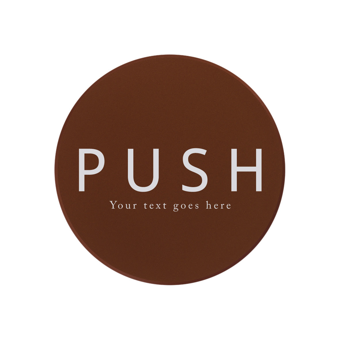 Personalised PUSH Tamper - 58.50mm