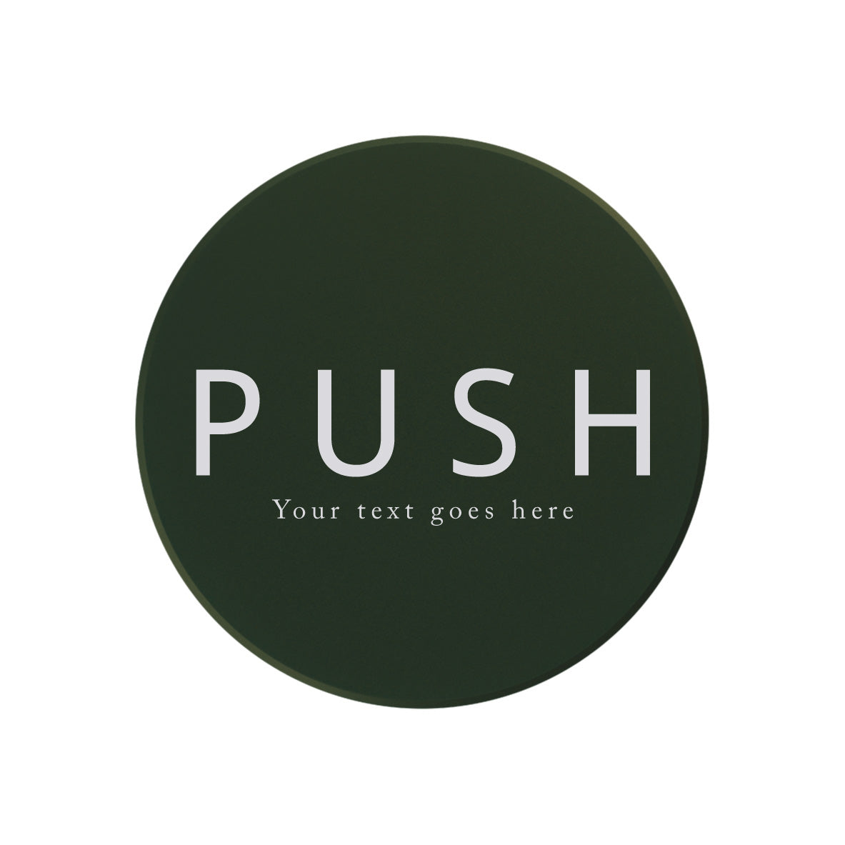 Personalised PUSH Tamper - 58.50mm