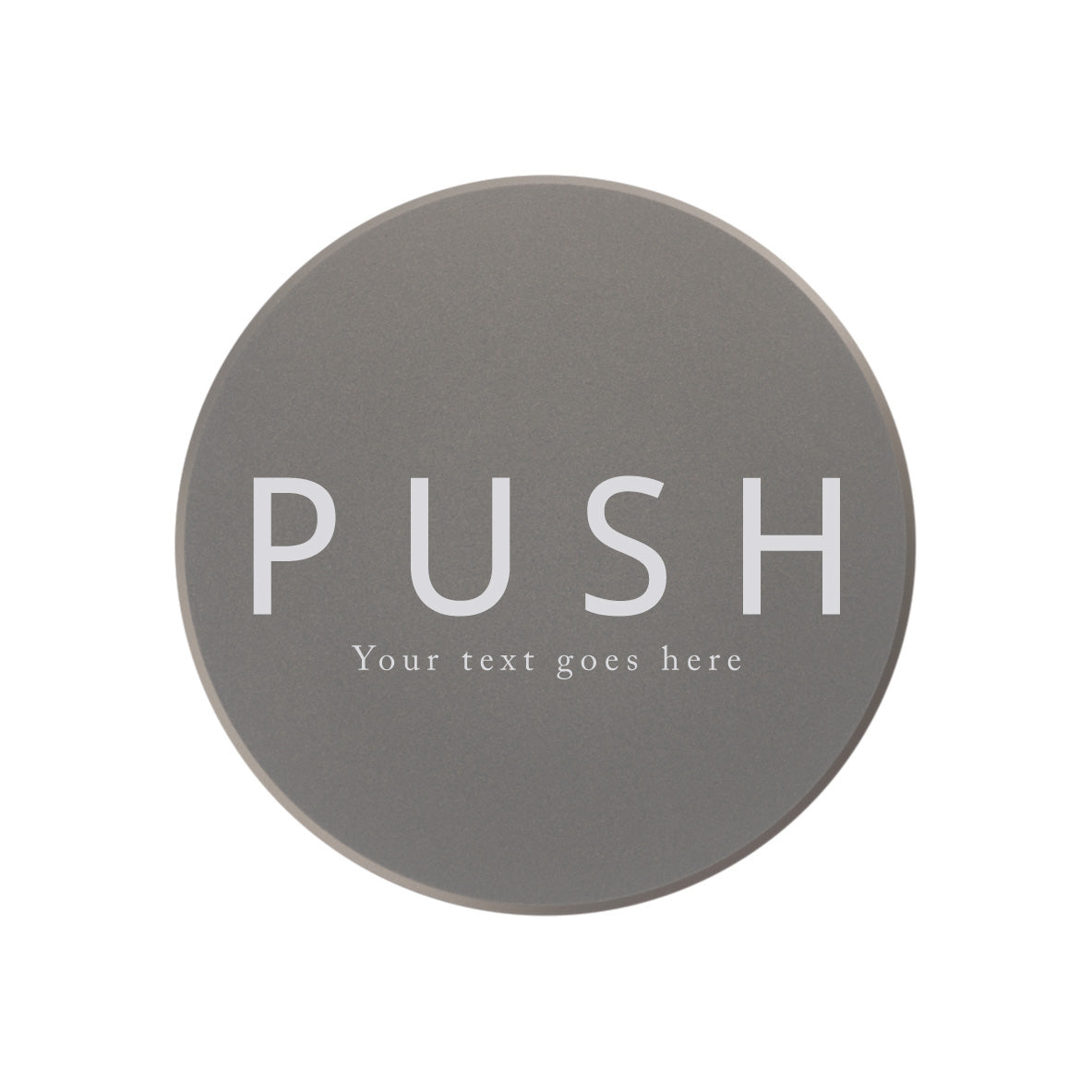 Personalised PUSH Tamper - 58.50mm