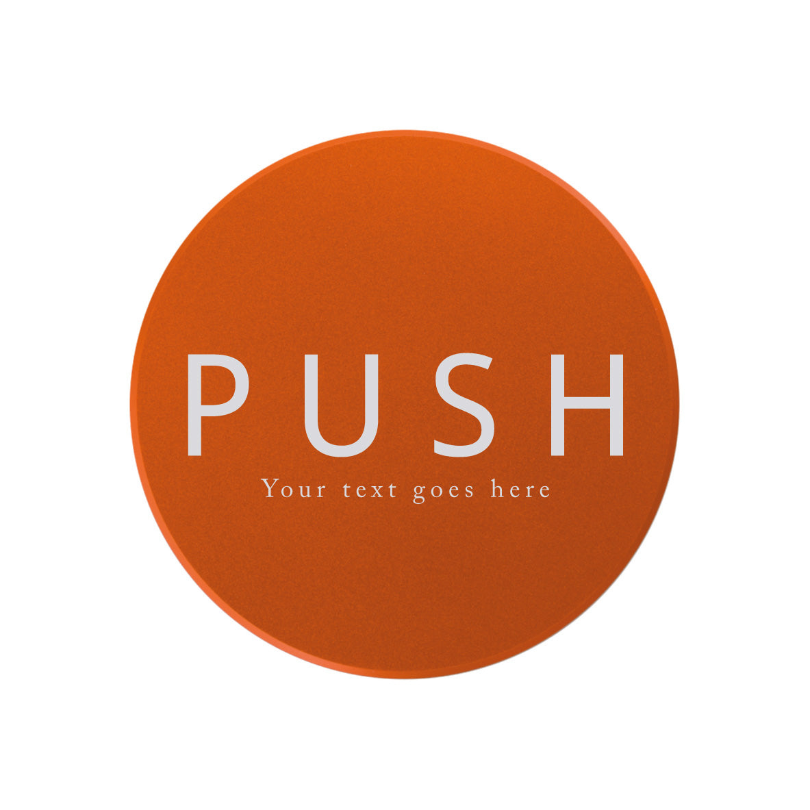 Personalised PUSH Tamper - 58.50mm