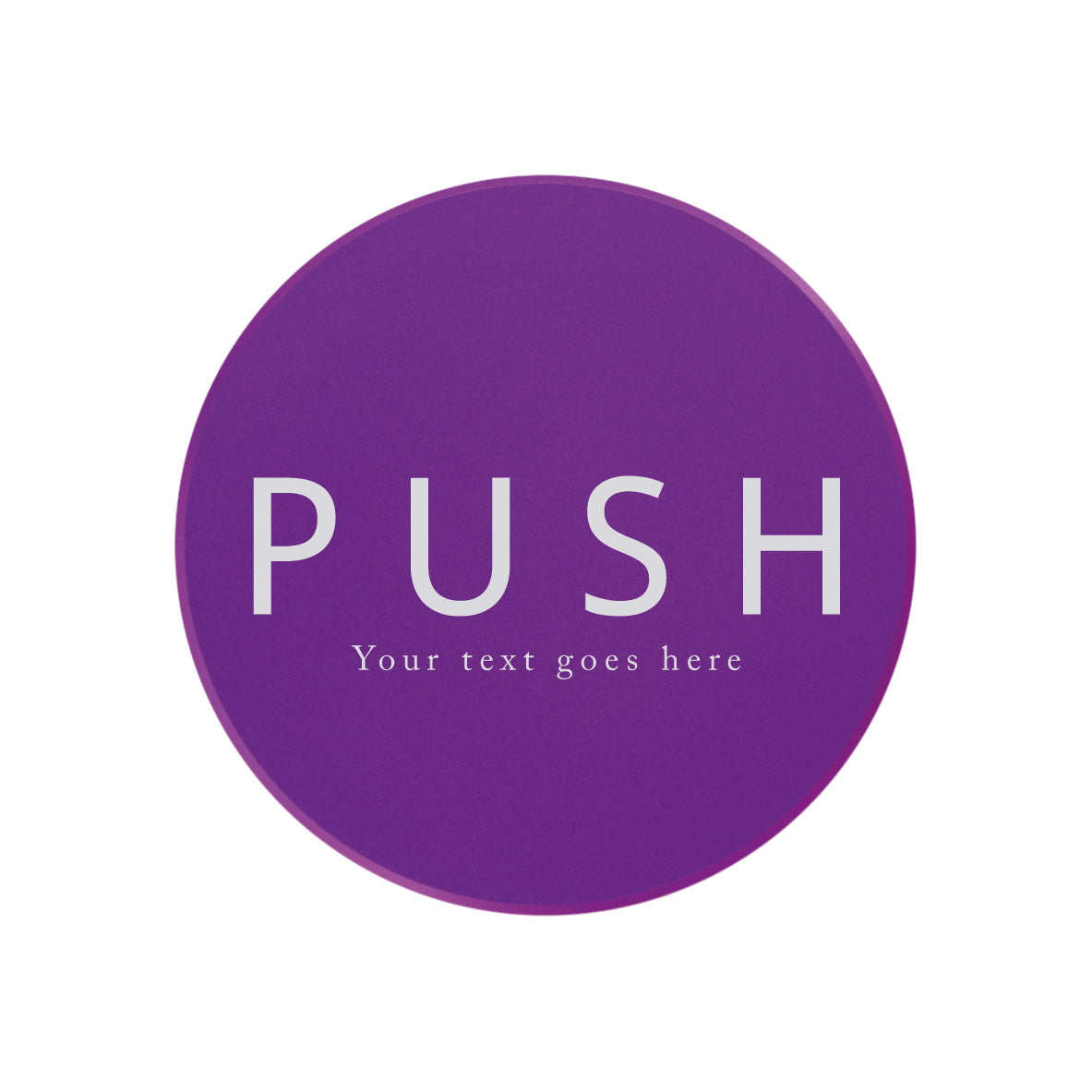 Personalised PUSH Tamper - 58.50mm