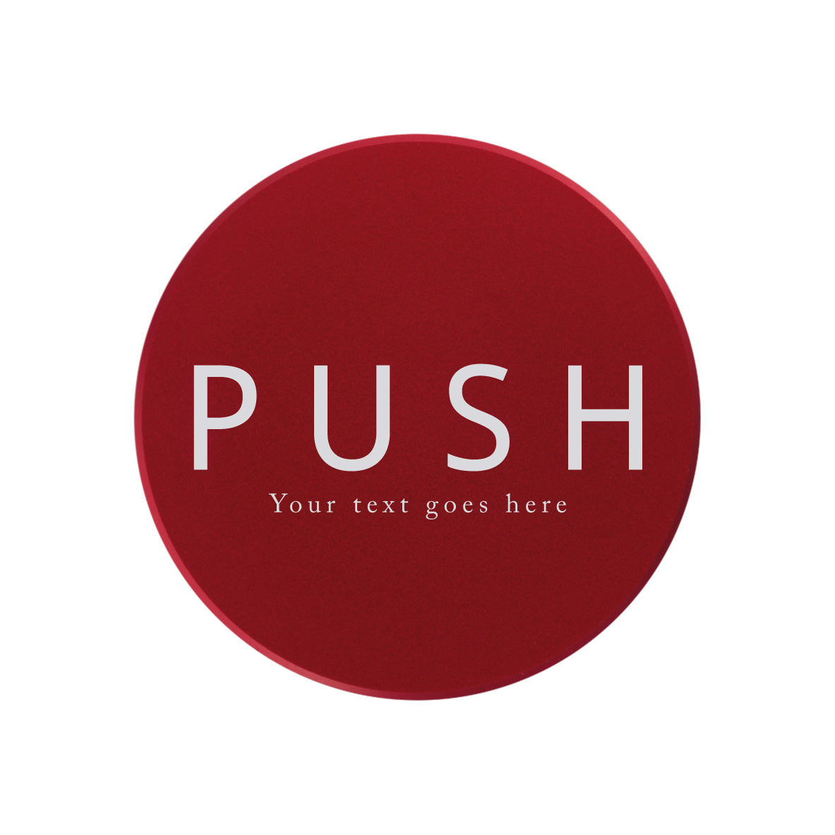 Personalised PUSH Tamper - 58.50mm